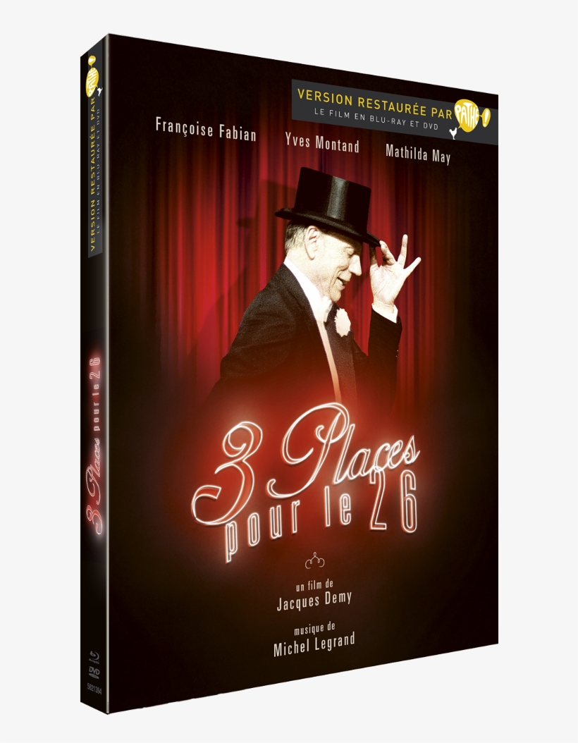 3 Places Pour Le 26 Blu-ray - 3 Places Pour Le 26, transparent png download