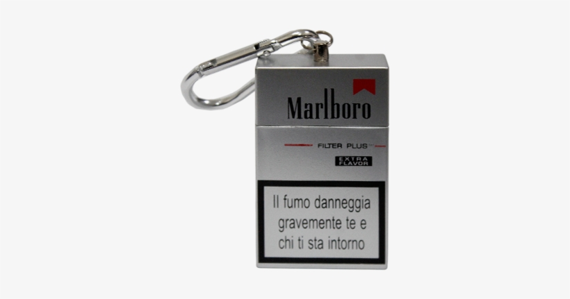 Marlboro, Rectangle, Silver W/ Key Chain Portable Ashtray - Keychain, transparent png download