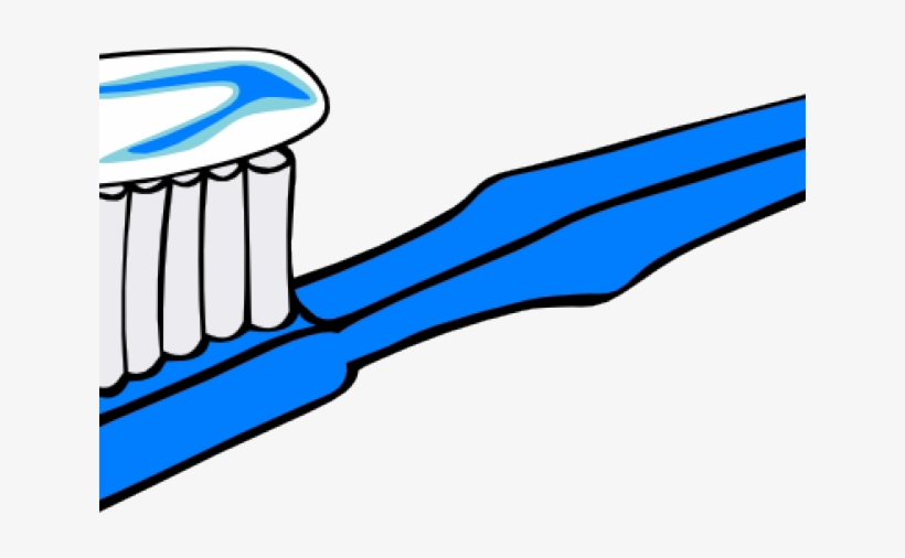 Brush Clipart Tootbrush - Toothbrush With Toothpaste Png, transparent png download
