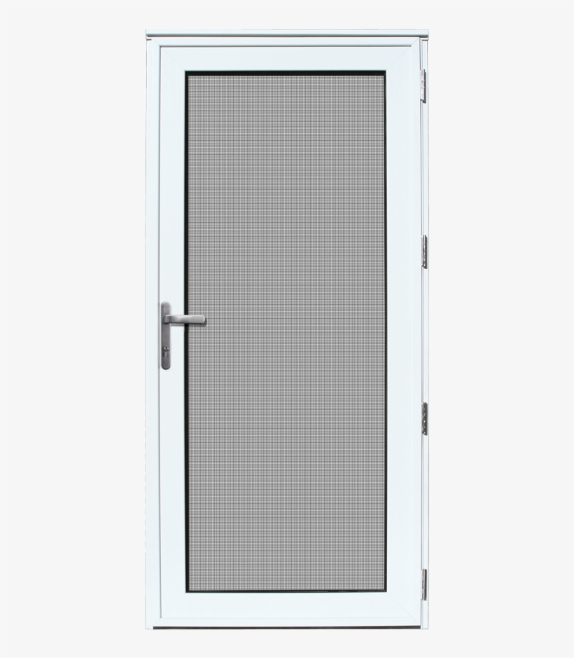 The Ultimate Storm Door Security Screen Doors - White Security Screens, transparent png download