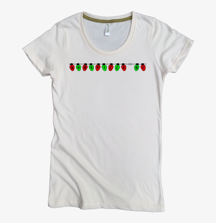 Asheville Christmas Lights Printed On Women's Favorite - Spacex Shirt, transparent png download