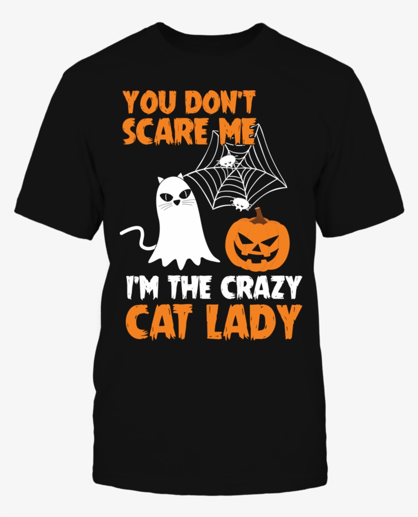 Crazy Cat Lady Halloween New Front Picture - Active Shirt, transparent png download