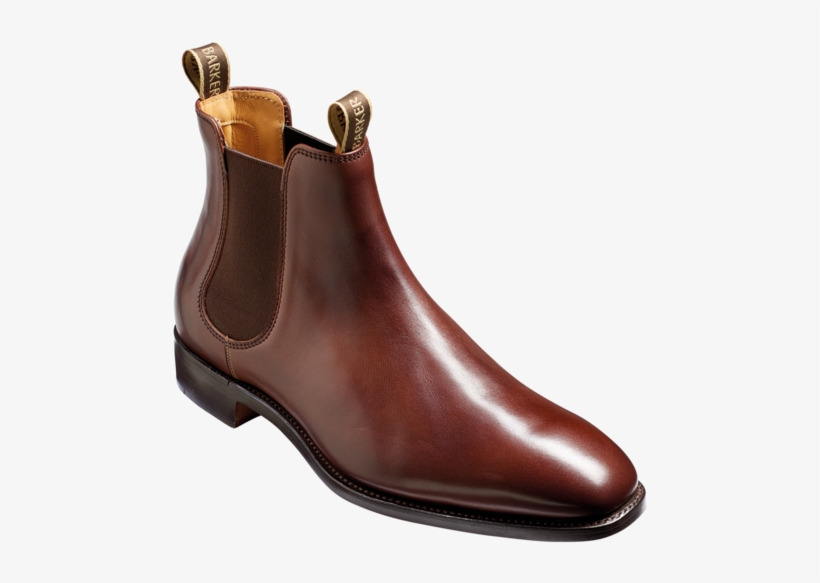 Mansfield - Walnut Calf - Barker Chelsea Boot, transparent png download