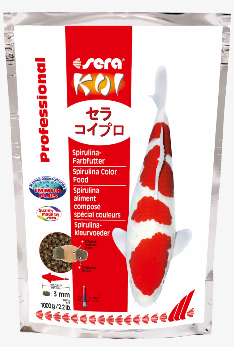 07032 Int Sera Koi Professional Spirulina Farbfutter - 4001942070317, transparent png download