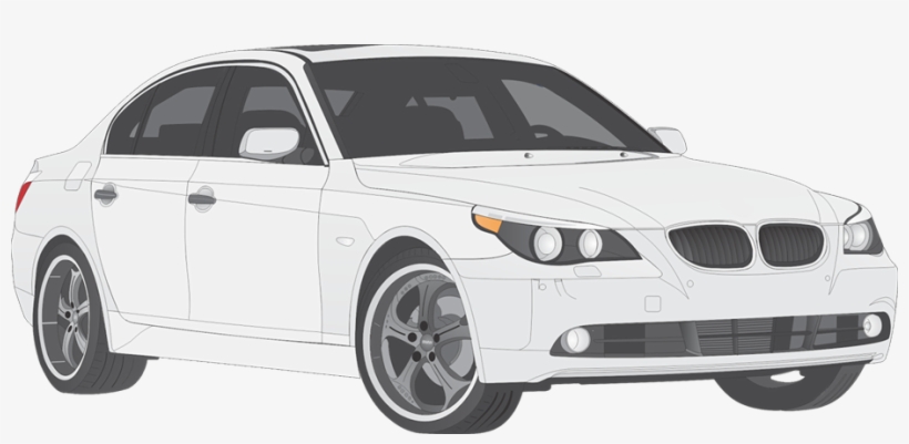 Image Freeuse Download Bmw Vector 5 Series - Bmw Car Vector Png, transparent png download