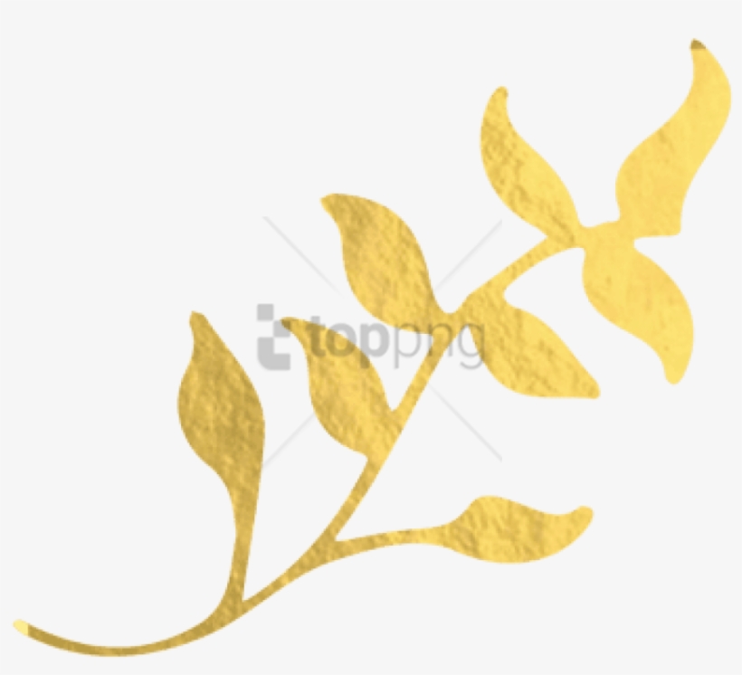 Free Png Gold Foil Leaf Png Image With Transparent - Gold Leaf Png, transparent png download