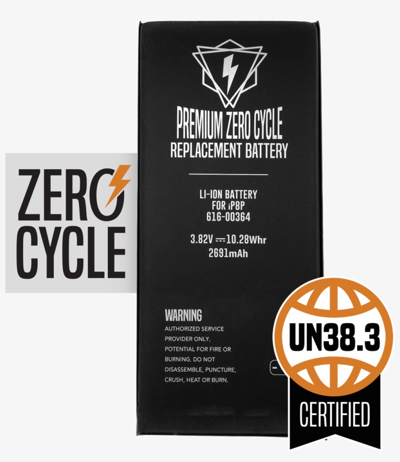 Iphone 8 Plus Replacement Battery - Graphic Design, transparent png download