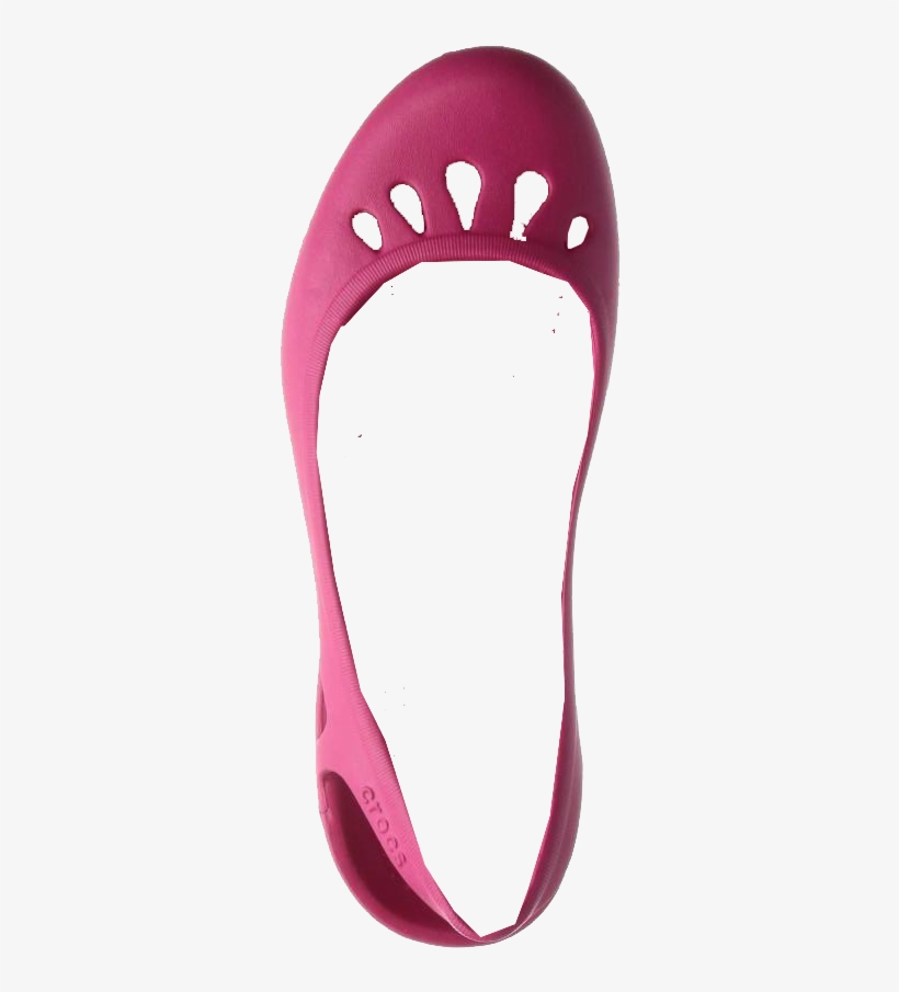 Crocs Women Raspberry Flats - Flip-flops, transparent png download