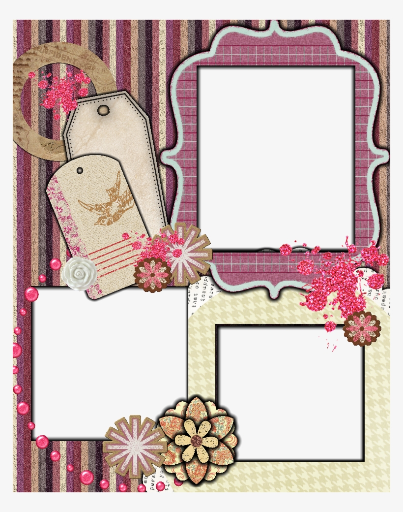 Download Sweetly Scrapped Free Scrapbook Layout Template Scrapbooking Free Printable Scrapbook 