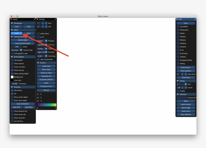 Start The Program With Polyfem Bin This Will Open The - Utility Software, transparent png download