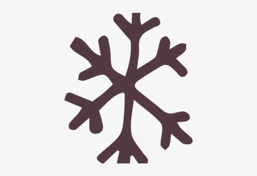 Drawn Snowflake Snowflake Vector - Snowflake, transparent png download