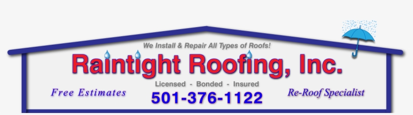 Little Rock Roofing Contractor - Electric Blue, transparent png download