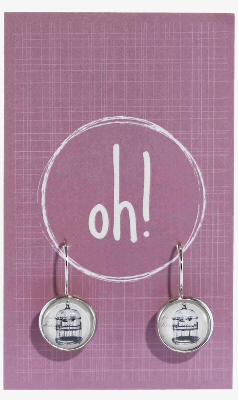 Bird Cage Earrings - Earring, transparent png download
