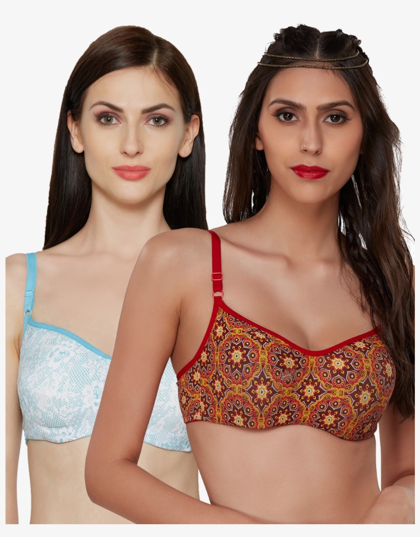 Organic Cotton Antimicrobial Padded Underwired T-shirt - Brassiere, transparent png download