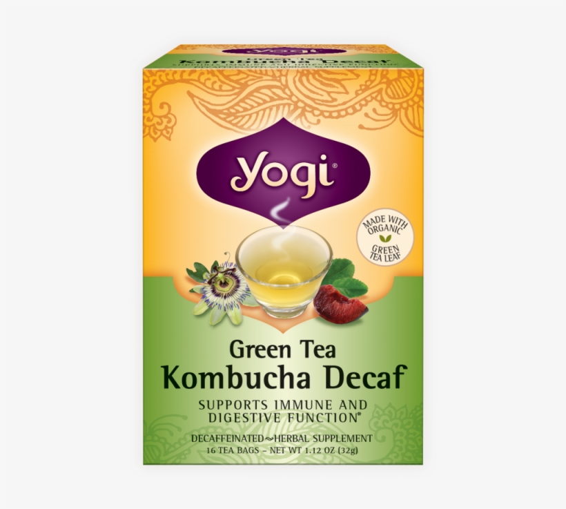 Yogi Green Tea Kombucha, transparent png download