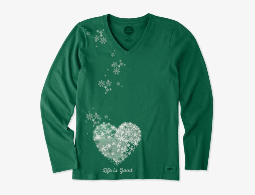 Women's Floating Hearts - Life Is Good, transparent png download