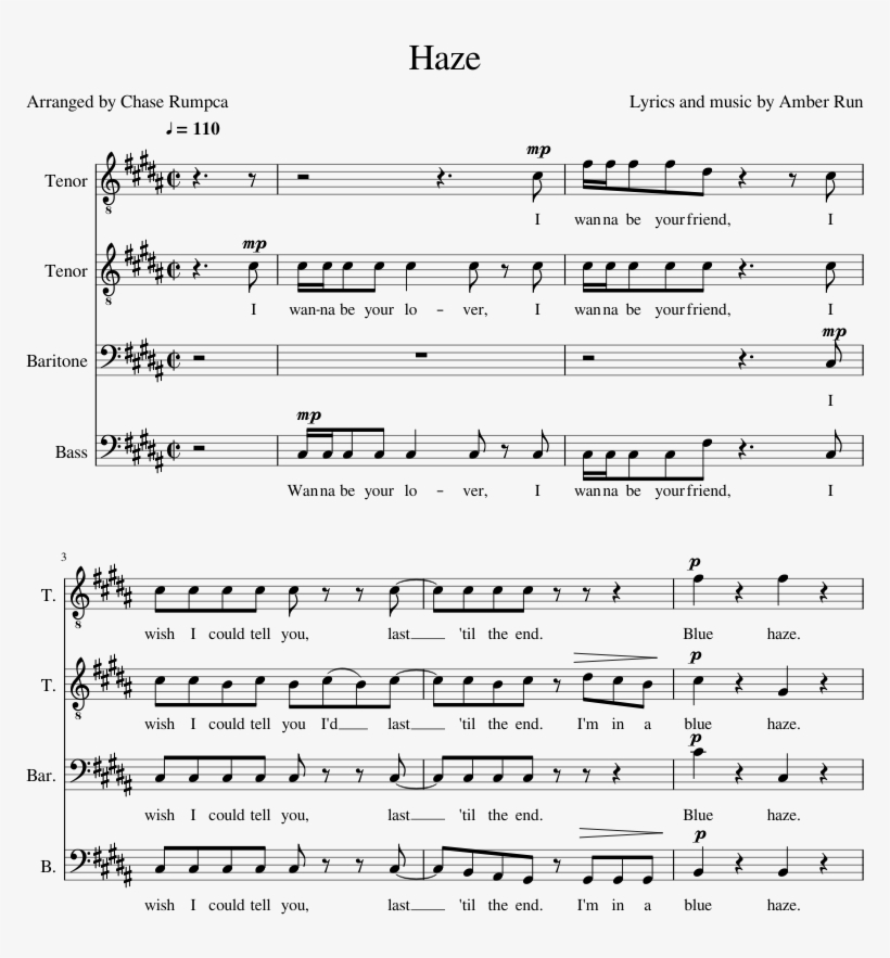 Bazzi Mine Sheet Music, transparent png download