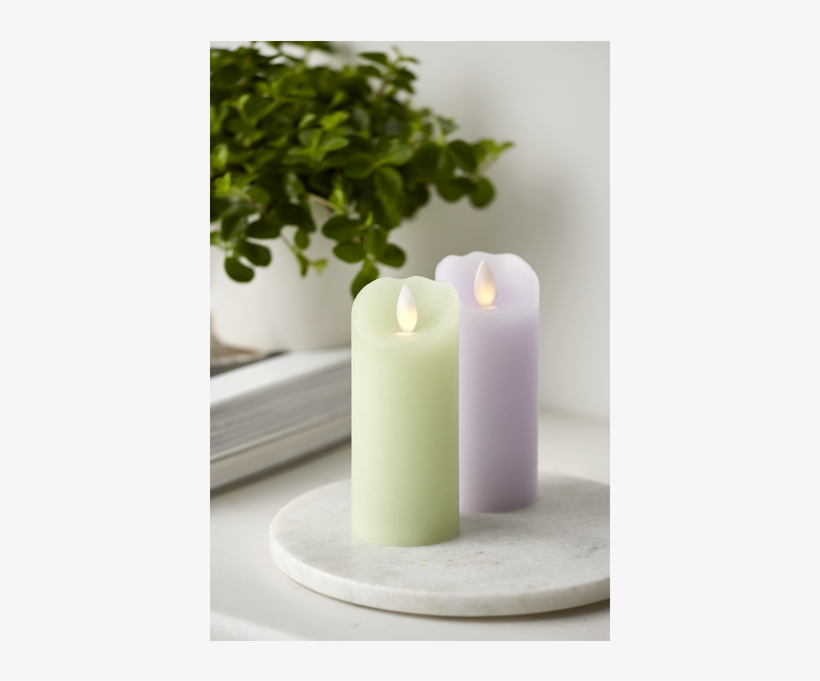 Led Pillar Candle Glow - Advent Candle, transparent png download