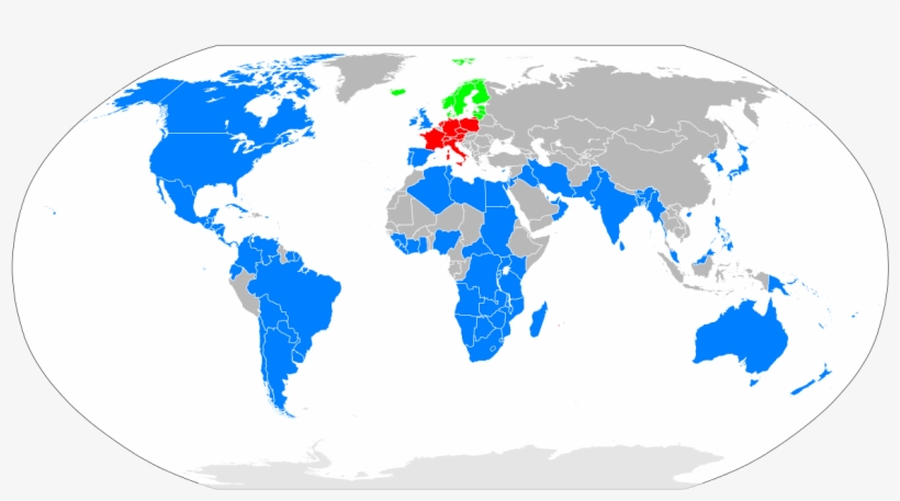 File - Anglican Communion - Svg - Countries In The World That Drive, transparent png download