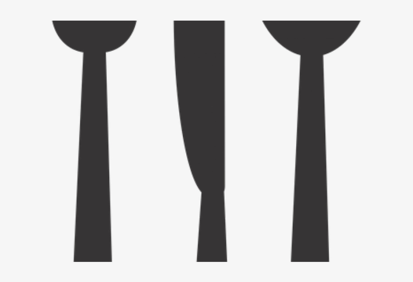 Fork Clipart Silverware - Silhouette, transparent png download
