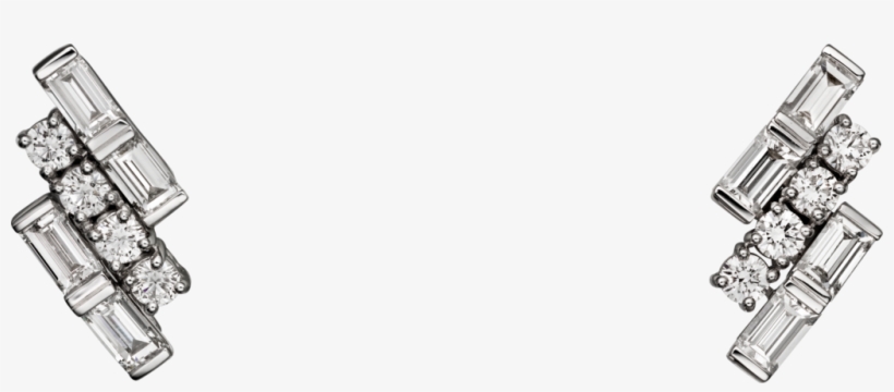 Reflection De Cartier Earrings White Gold, Diamonds - Cartier Reflection Earrings, transparent png download