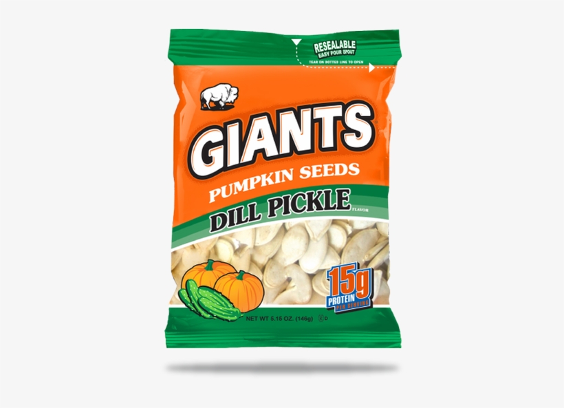 Giants Dill Pickle Sunflower Seeds, transparent png download