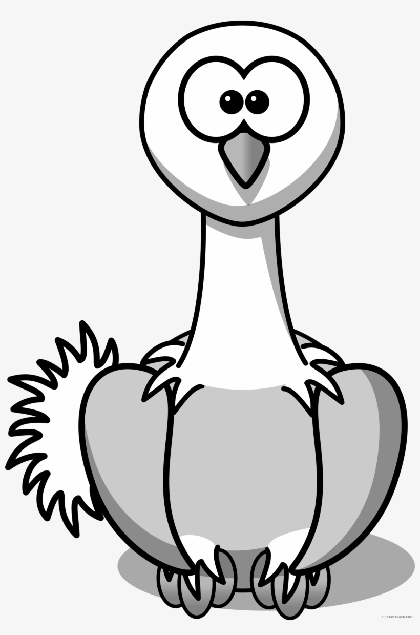 Jpg Transparent Download Clipartblack Com Animal Free - Cartoon Ostrich Clipart, transparent png download