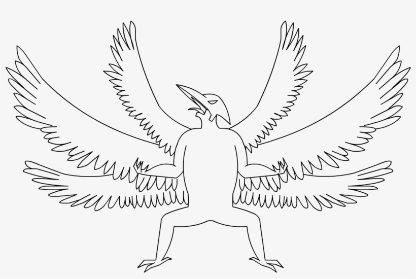 Drawing Pose Villain - Line Art, transparent png download