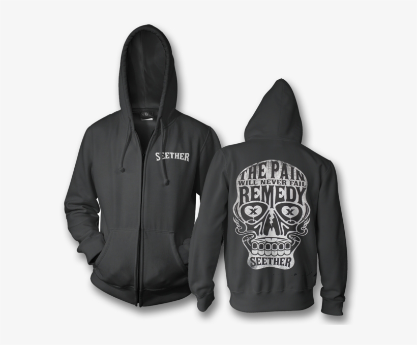 Sugar Skull Zip Up Hoodie - Descendents Zip Hoodie, transparent png download