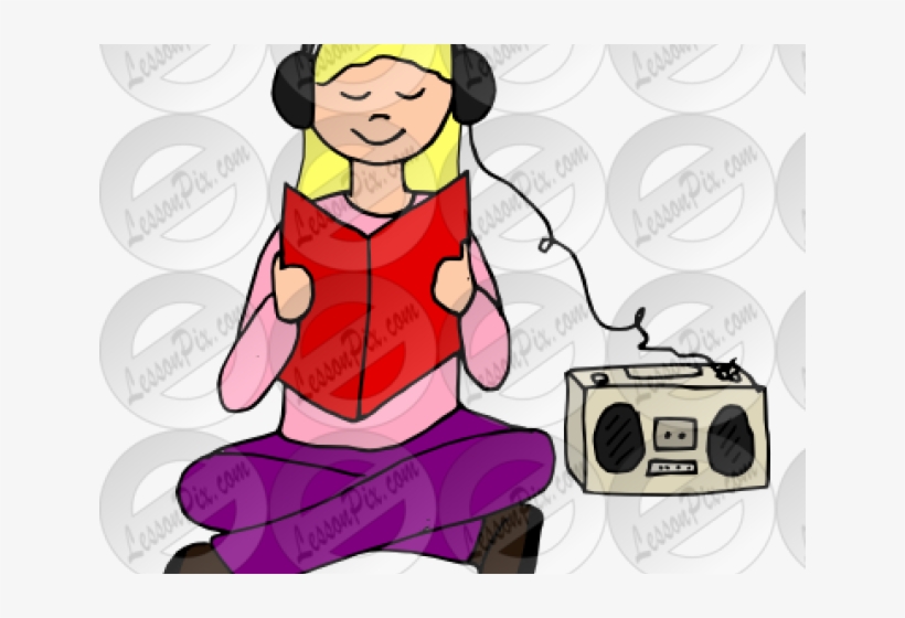Headphones Clipart Listening Centre - Clip Art, transparent png download