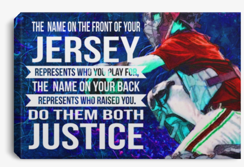 Do Them Both Justice Baseball Canvas Wall Art Jaca1004 - Fear The Fighter, transparent png download