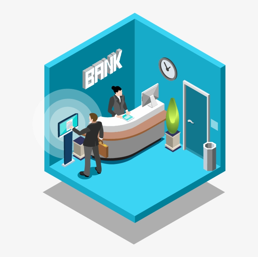 614 X 738 4 - Self Service Bank Icon, transparent png download