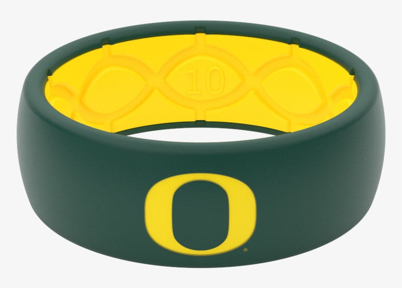 Oregon Ducks Collegiate Silicone Rings Color - Circle, transparent png download