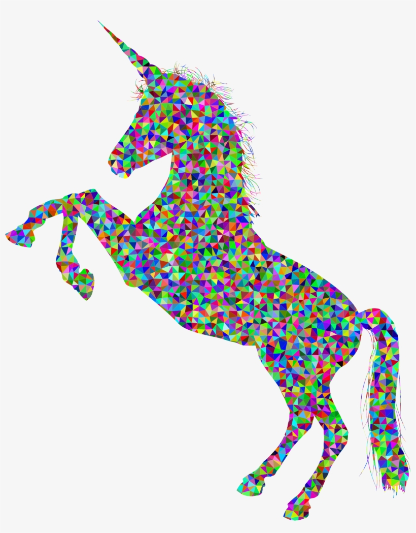 Big Image - Prismatic Unicorn, transparent png download