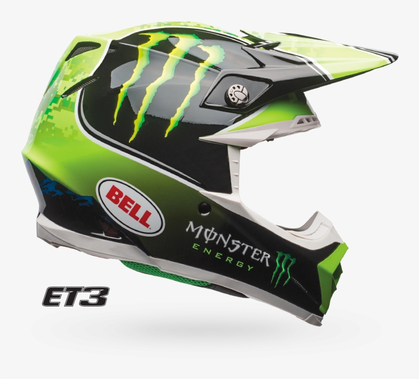 Sale - Monster Energy Helmet Bell, transparent png download