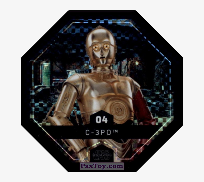 #4 C-3po Foil - Action Figure, transparent png download