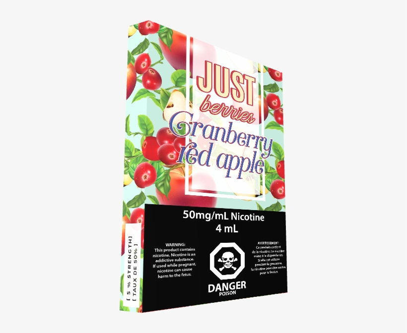 Cranberry Red Apple Just Berries - Banner, transparent png download