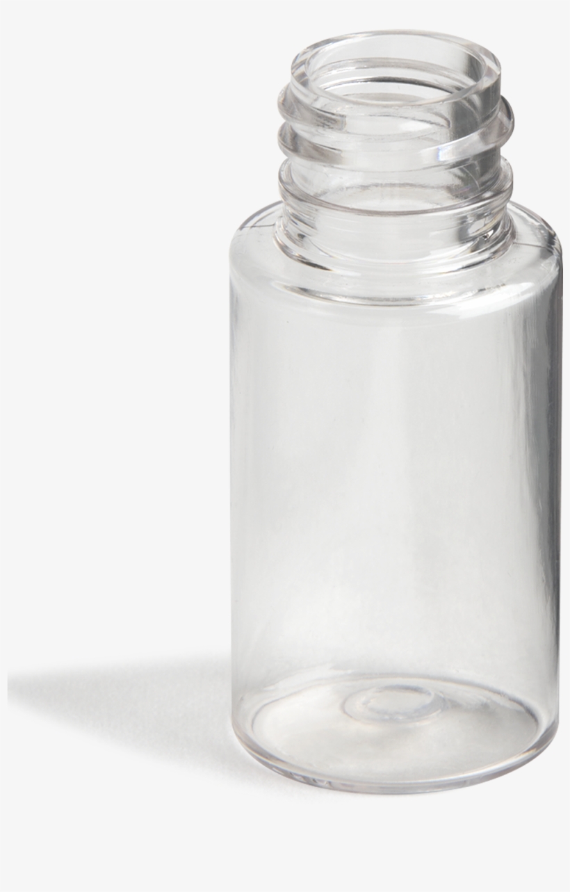 20 Ml Cylindrical Vial - Glass Bottle, transparent png download