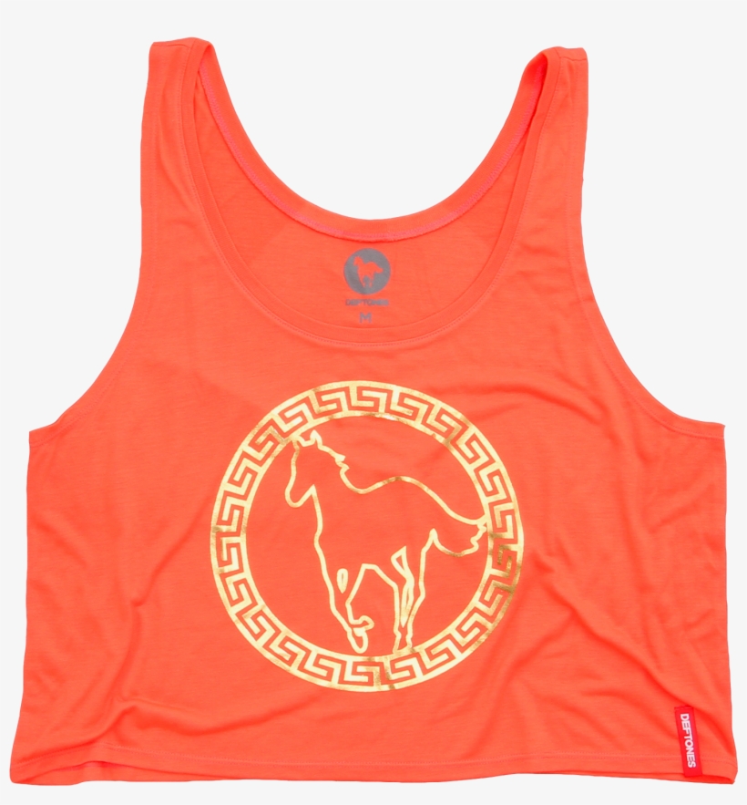 Circle Pony Women's Orange Crop Top $25 - Active Tank, transparent png download