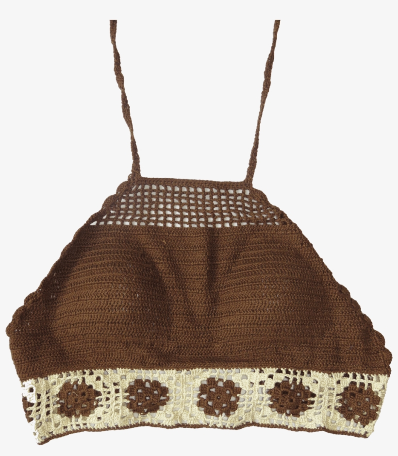 Cocoa Crop Top - Crochet, transparent png download