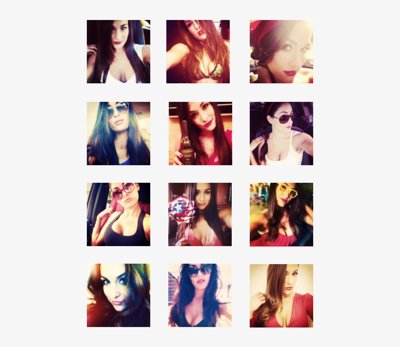 “ Nikki Bella Selfies ” - Girl, transparent png download