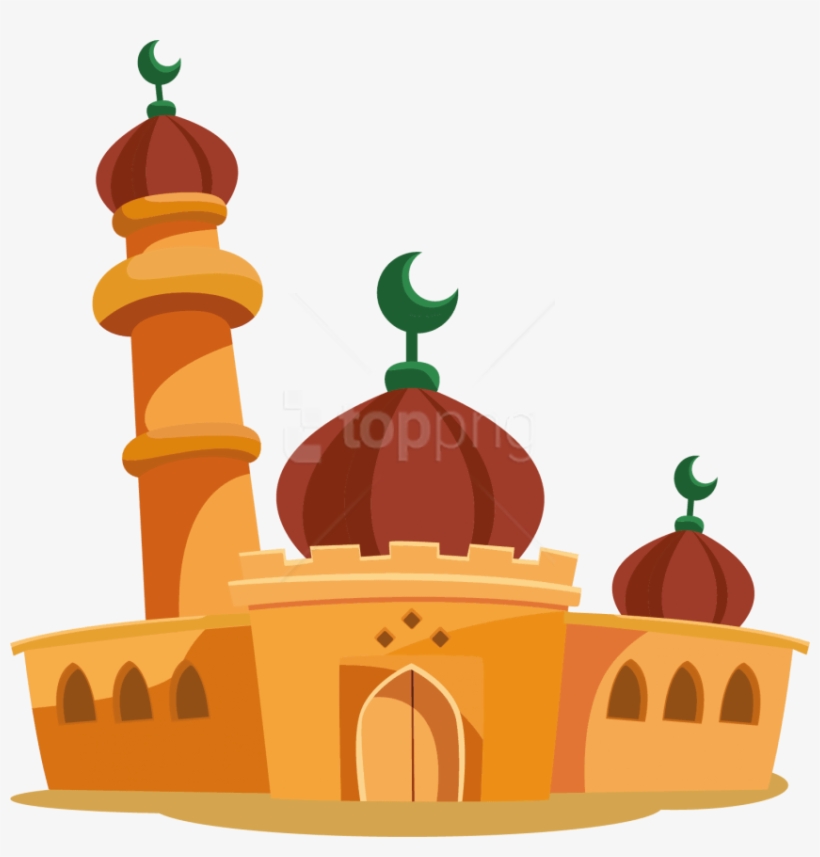 Free Png Download Mosque Vector Png Images Background - Mosque Vector Cartoon Png, transparent png download