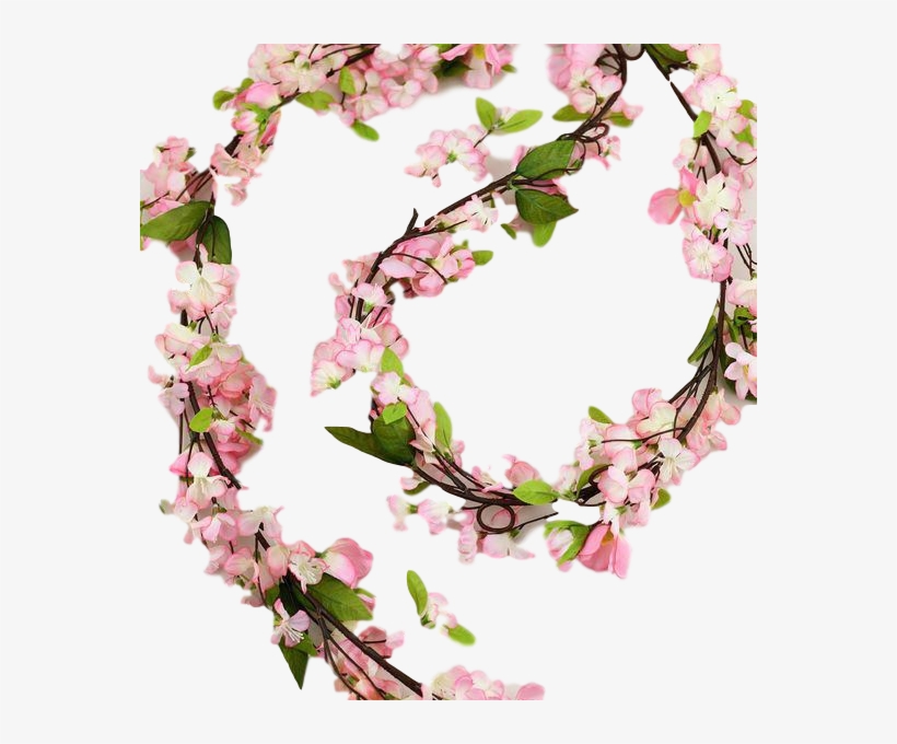 Garland - Cherry Blossoms - Diy Cherry Blossom Garland, transparent png download