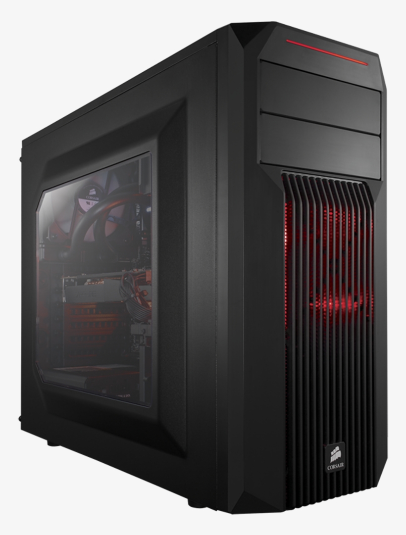 Build It Yourself - Corsair Carbide Series Spec-02 Mid Tower - No Power, transparent png download