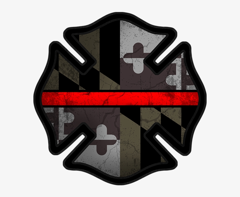 Maryland Firefighter Subdued - Maryland Laws, transparent png download