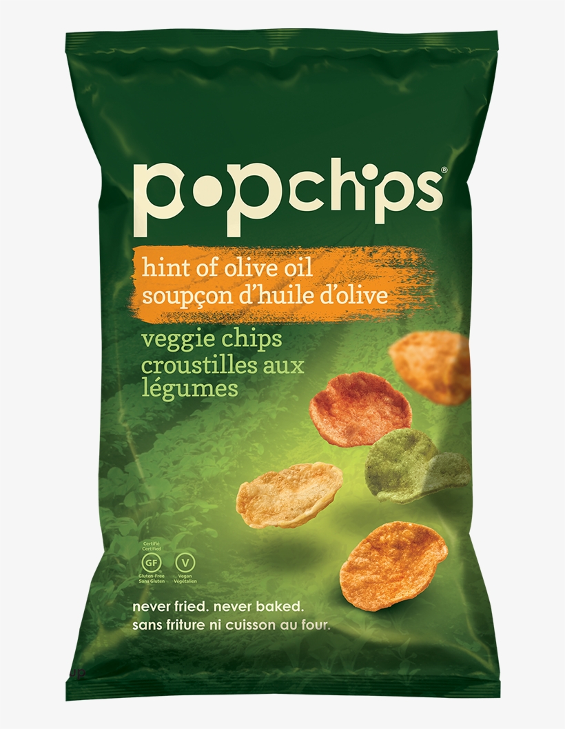 Hint Of Olive Oil - Pop Chips, transparent png download