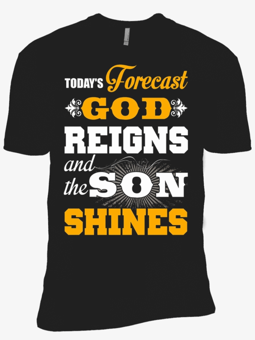 Today Forecast God Reigns And The Son Shine T Shirt - Ateneo Blue Eagles, transparent png download