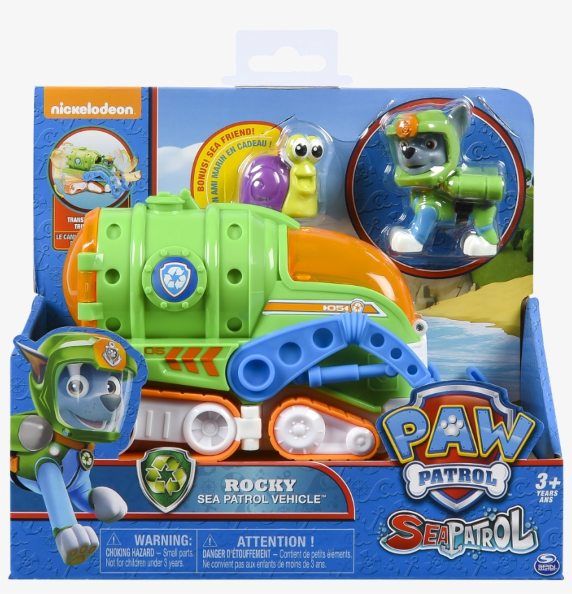 Rocky Và Tàu Sửa Chữa - Patrulha Canina Brinquedo Rocky, transparent png download