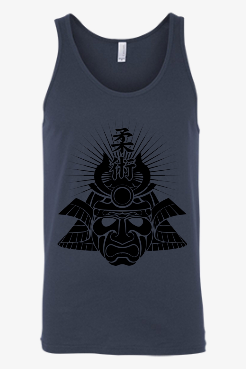 Samurai Helmet With Jiujitsu Kanji Tank Top Jiu Jitsu Kanji PNG Image