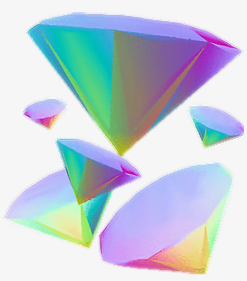 Vaporwave Aesthetic Holographic Holo Overlay Tumblr - Seapunk, transparent png download